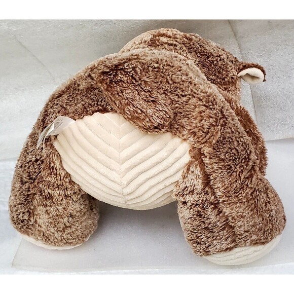 Kellytoy Brown Plush Monkey 14" Stuffed Animal Heart Logo Foot Soft Toy Gift - Picture 9 of 11